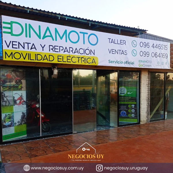 Venta de llave de local de vehículos eléctricos – Parque del Plata