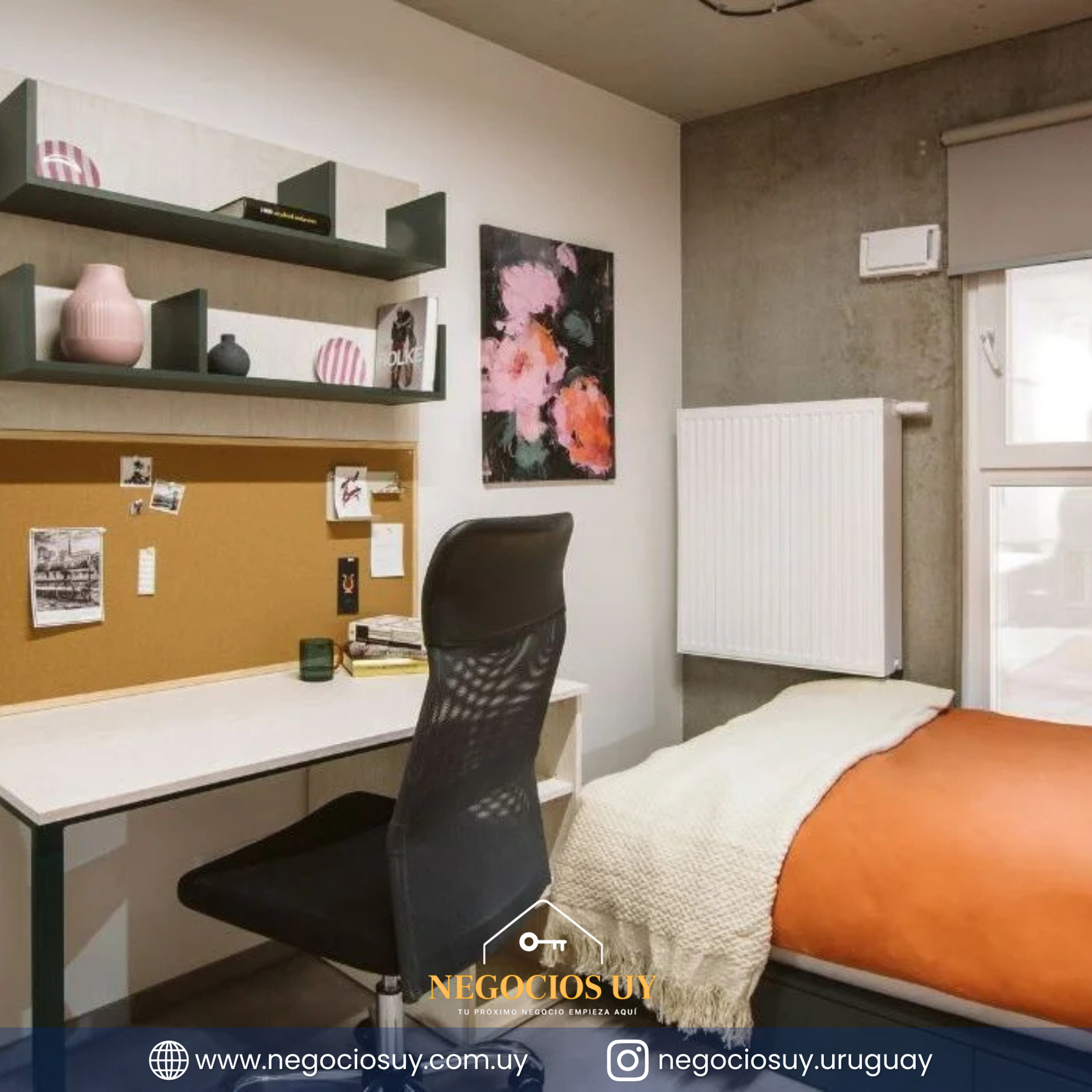 Se vende llave de Residencial Estudiantil Femenina – Tres Cruces, Montevideo