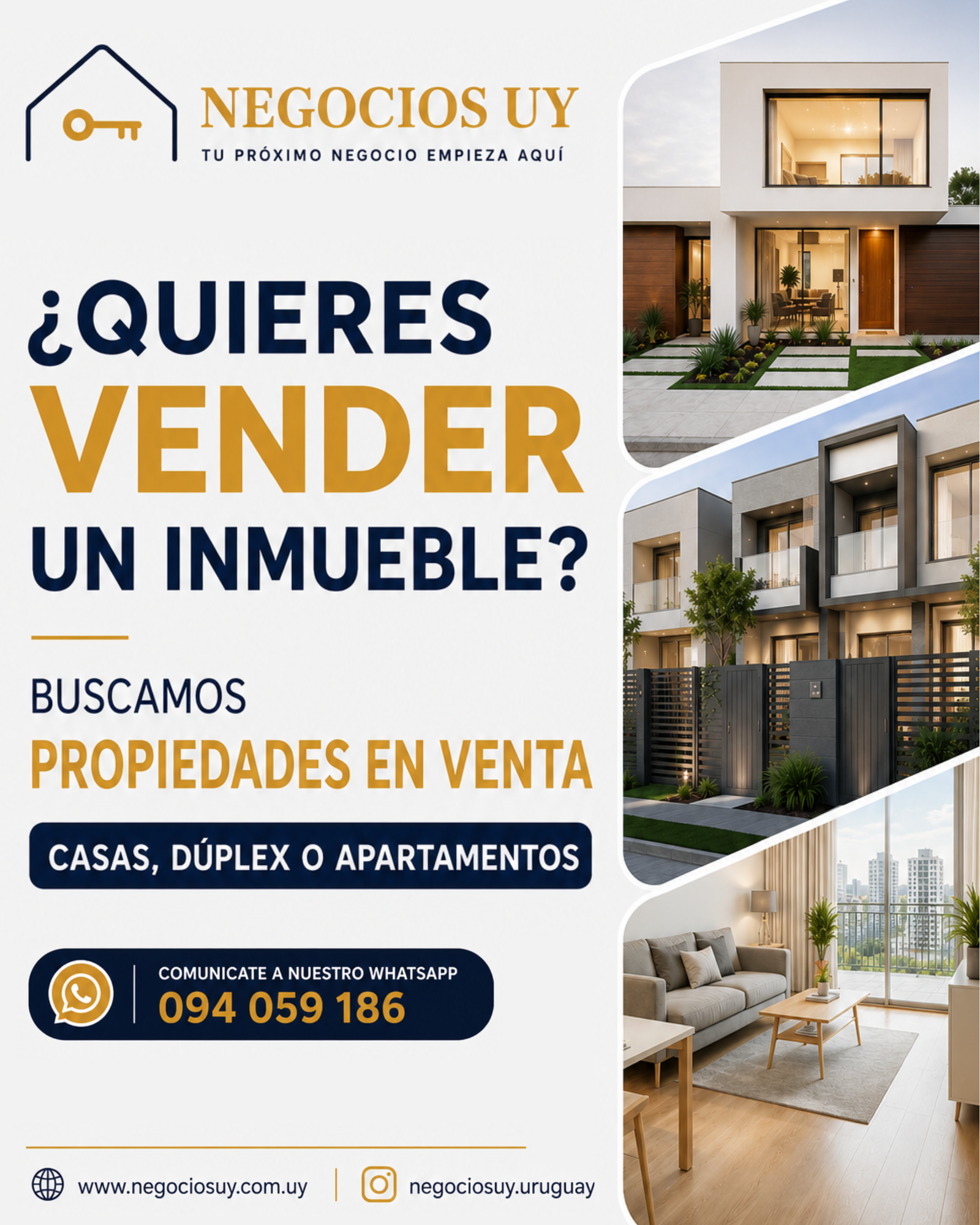 BUSCAMOS PROPIEDADES EN VENTA