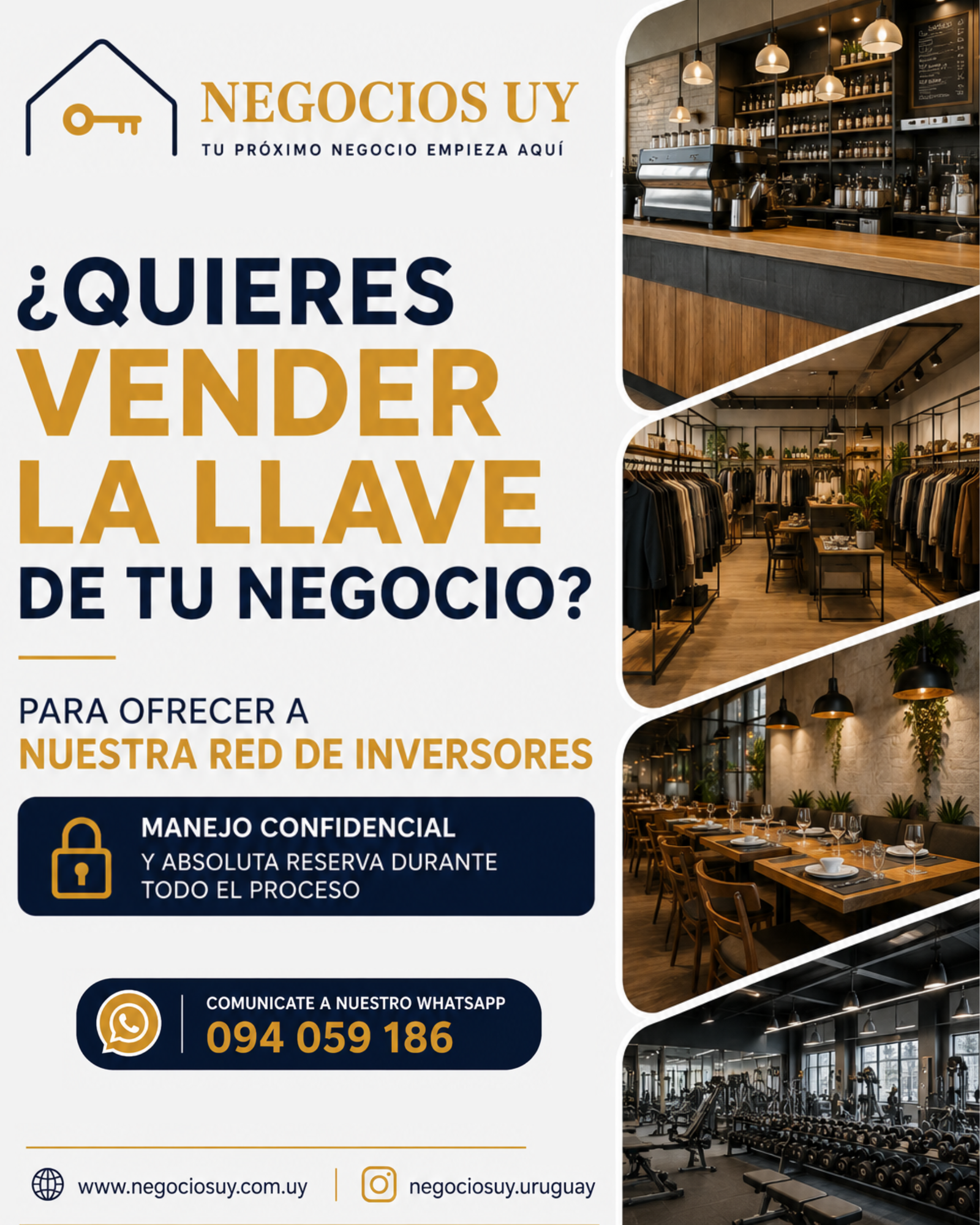 BUSCAMOS LLAVES DE NEGOCIOS EN VENTA