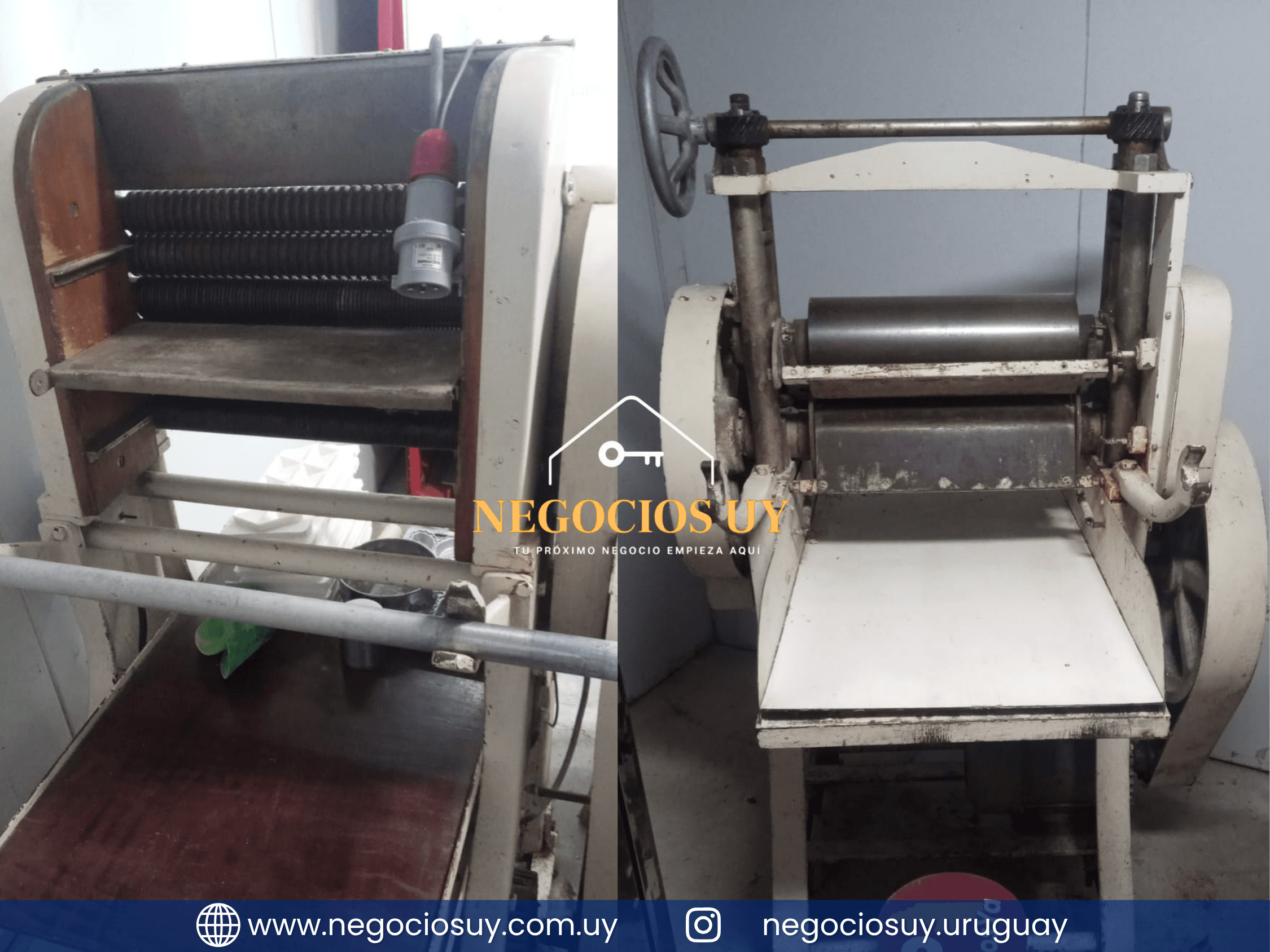 Maquinaria de Fábrica de Pastas y Panadería | con opción de alquiler de Local y Vivienda – Parque del Plata
